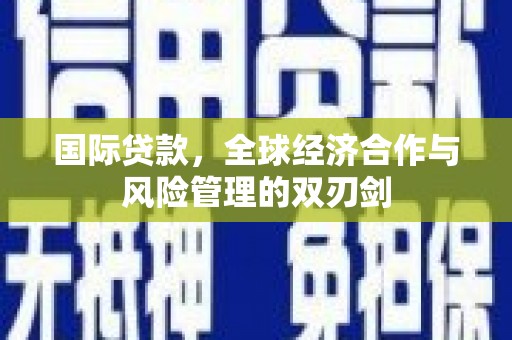 漾濞国际贷款，全球经济合作与风险管理的双刃剑