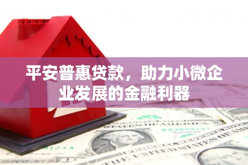 莫旗平安普惠贷款，助力小微企业发展的金融利器