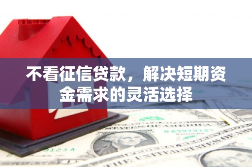 晋中不看征信贷款，解决短期资金需求的灵活选择