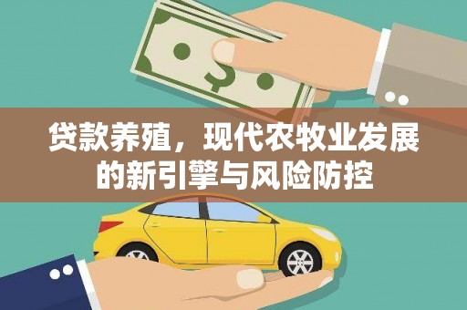 大洼贷款养殖，现代农牧业发展的新引擎与风险防控