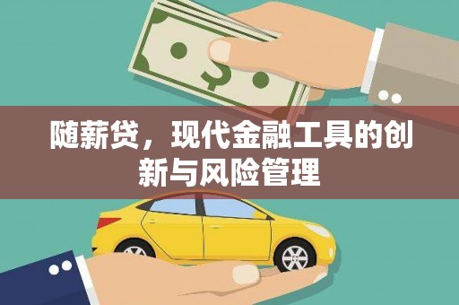 齐河随薪贷，现代金融工具的创新与风险管理