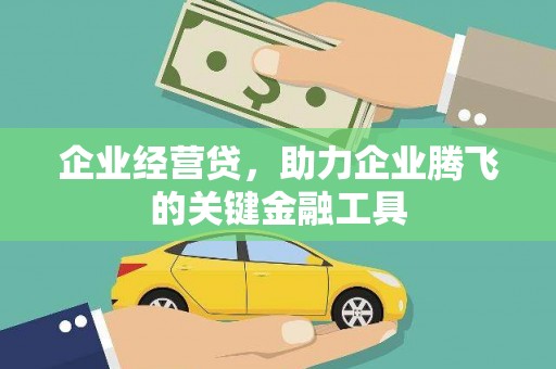凤县企业经营贷，助力企业腾飞的关键金融工具