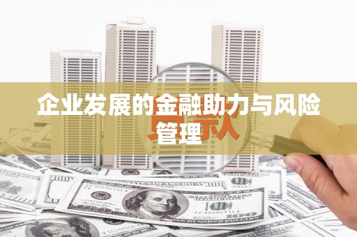 黔西企业发展的金融助力与风险管理