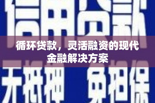 霍尔果斯循环贷款，灵活融资的现代金融解决方案