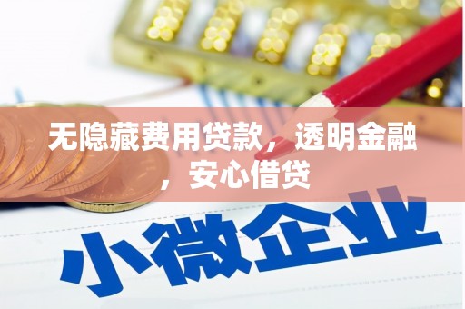 宜良无隐藏费用贷款，透明金融，安心借贷
