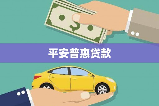南宫平安普惠贷款