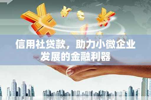 南岸信用社贷款，助力小微企业发展的金融利器