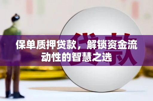 临湘保单质押贷款，解锁资金流动性的智慧之选