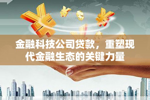 珠晖金融科技公司贷款，重塑现代金融生态的关键力量