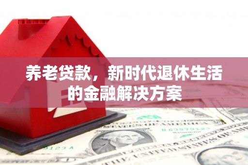 观音养老贷款，新时代退休生活的金融解决方案