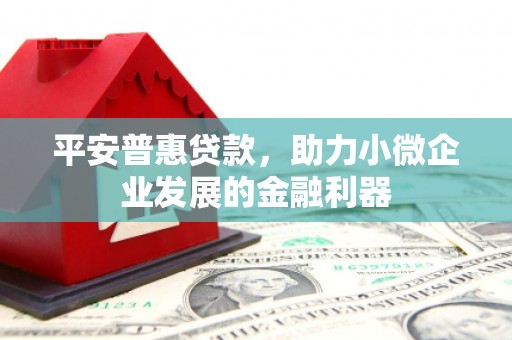 新都平安普惠贷款，助力小微企业发展的金融利器