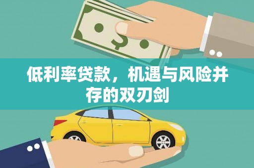 金东低利率贷款，机遇与风险并存的双刃剑