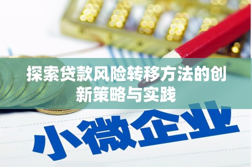 沈河探索贷款风险转移方法的创新策略与实践